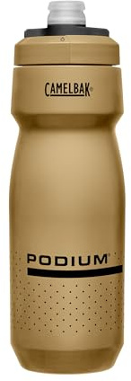Camelbak PODIUM 710 ml – bike bottle – self-sealing cap – leak-proof – BPA-free – easy cleaning – gold, size: OS