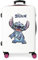 Disney Adorable Stitch Bagagli- Bagagli per bambini Bambine e ragazze Bianco/ Rosa