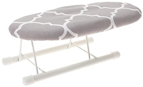 MERRYHAPY Table à Repasser Mini pour Maison Support à Repasser Pratique avec Base Antidérapante Et Design Élégant Accessoire pour Chemises Jupes Et Linge