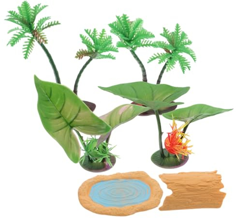 KONTONTY Lotus Artificielles Réalistes Et Décorations De Bassin Miniatures pour Décoration De Micro-Paysage Et Accessoires De Jardin De Fées