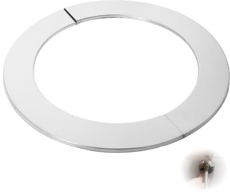 Fledart 1pcs rosette ofenrohr 160mm Edelstah, Kaminrosette 160 mm, Kamin rosette Durchmesser 162 x 222 x 5mm Hitzebeständig für Heizkessel (160mm 1pcs)