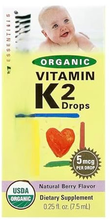 Vitamina K2 non OGM, senza glutine, aroma di frutti di bosco, 7,5 ml