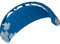 HQ4-Kites 118047 - Rush Pro 300 Blue, Dreileiner Lenkmatte Trainerkite, Spannweite: 300cm, inkl. 160/120kp Dyneemaschnüre 3x20m auf 3-Line 50cm-Controlbar, 4-24 Knoten
