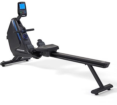 Horizon Fitness Rudergerät Oxford 6 mit präziser und leiser Widerstandseinstellung durch Wirbelstrombremse