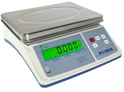 TREE MCT 66 MID Counting Scale - 66 LB Capacity, 0.002 LB Accuracy, LCD Display, Ideal for Inventory Counting in Laboratories and Businesses