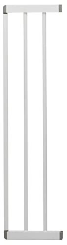 Geuther 0012VS Zusatzklemmen Verlängerung für Treppenschutzgitter Größe: 17 cm Türschutzgitter Türgitter einfache Montage Babygitter ohne Bohren ohne Werkzeug langlebige Qualität Weiß