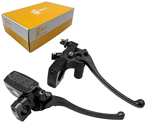 Brake Master Cylinder Clutch Lever 1 25mm Compatible with Honda VT600 VT750 VT1100 VT1300 VTX1300 VF750, Left & Right Motorcycle Brake Lever - Black