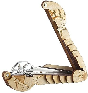 Shamanicshop Jew's Harp by D.Glazyrin/Rainbow - Professional Mouth Musical Instrument (Jaw Harp) in Wooden Case