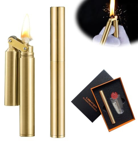 Gothic Bride Briquet Vintage Or Laiton Mécanique Rechargeable Rétro Classique Cuivre