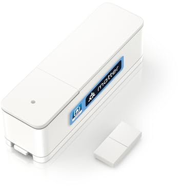 Bosch Smart Home dörr-/fönstersensor II [+M], smart sensor för energieffektiv uppvärmning och inbrottslarm, kan användas flexibelt i Bosch Smart Home System eller i Matter-system från alla tillverkare