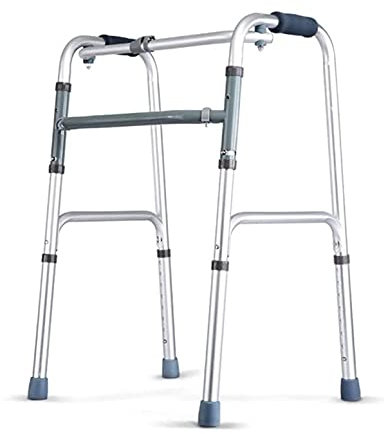 JKJZSALJ Rollator Pieghevole Rollator Walkers Vertical Walker Pieghevole, in Lega di Alluminio Leggera, Ausilio per La Mobilità Regolabile per Gli Anziani