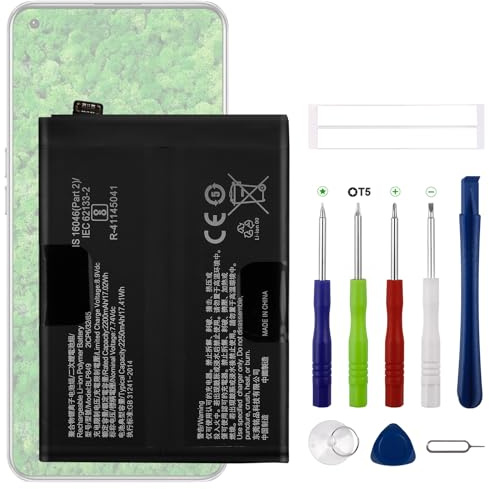 Swark Neu BLP849 Akku Ersatz Kompatibel mit Realme GT 5G Ersatzbatterie mit aktualisiertem Reparaturwerkzeugsatz