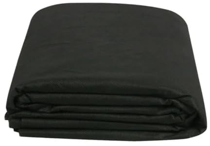 XUWEWI Unkrautbekämpfungsmembran Bodendecker-Membran zur Unkrautbekämpfung, Vlies-Unkrautschutzstoff, ideal for den Einsatz in Gartenblumen(B 1x6m)