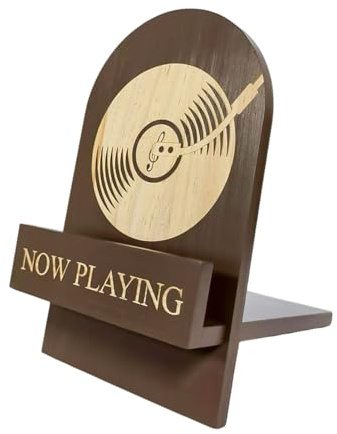 Supporto per dischi, organizer vintage in vinile, supporto per album | Concetto compatto da tavolo da esposizione, soluzione ordinata per biblioteche musicali per appartamenti, dormitorio e spazi