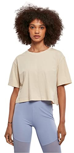 Urban Classics TB1555 Damen T-Shirt Ladies Short Oversized Tee Light Rose, S