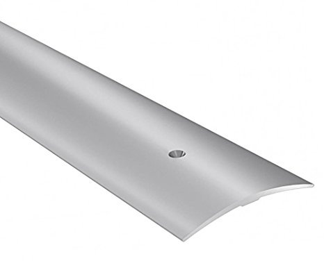 Carpet Cover 70mm WIDTH 0.93M Aluminium Threshold Strip Door Floor Trim Transition Bar TMW Profiles (Silver)