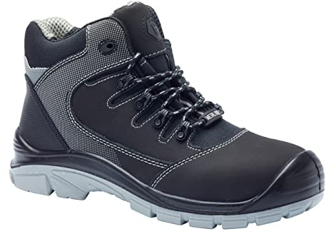 Blackrock Carson Composite S3 Safety Boots, Composite Toe Work Boots, Mens and Womens Lightweight, Wide Fit Work, Metal-Free, Water Resistant, Non-Steel Safety Shoes - Size 10