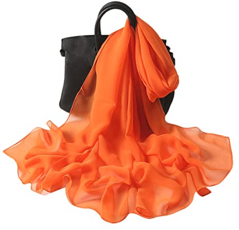 FAIRYGATE Schals & Tücher für Damen Sheer Chiffon Tücher und Wraps für Abendkleider Damen leichter weicher Schal für Hochzeit Braut Schultertuch 6038