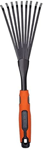 BLACK+DECKER Handharke - 38.8 CM - Ergonomischer Griff - Leicht zu hängen - Schwarz/Orange