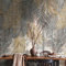 Livingwalls Vliestapete - Tapete Palmenblätter in Gold, Beige und Weiß - Wandtapete für verschiedene Räume - Wandbild XXL 2,80 m x 1,59 m