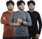 Bahob® 3 Pack Men's Long-Sleeved T-Shirt Round Neck T-Shirts Comfortable Crewneck Neck Tops for Men Soft Cotton S-3XL (MFTS-160-B, XL)