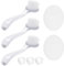 3 Brosses Pour Le Visage À Long Manche, 2 Brosses Ovales Pour Le Visage, Brosses Exfoliantes Pour Le Visage, Brosses Nettoyantes Pour Le Visage, Brosses Douces Et Portables Pour Le Visage