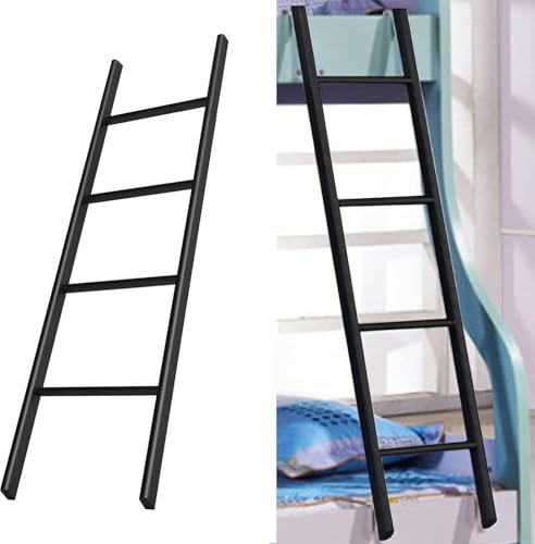 QLXYYFC Échelle Suspendue pour Lit Superposé, Échelle Réglable pour Dortoir Loft RV, Échelle De Décoration De Lit Peu Encombrante, Échelle De Montée 45/51/55/59(140cm(55)