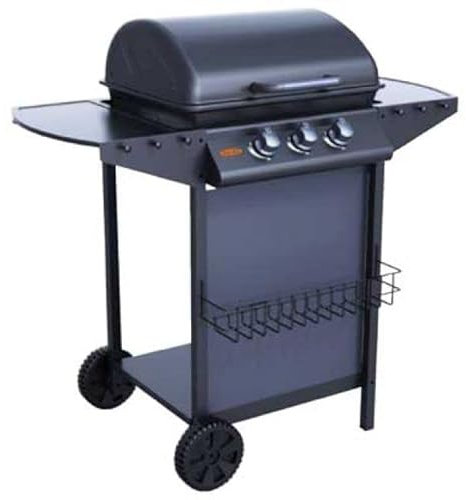 BARBECUE A GAS TRE FUOCHI IDEAL STAR cm 104x55,4x97,7