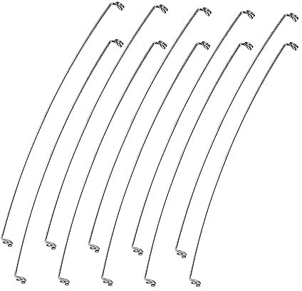 F Fityle 10 Pièces Coupe-Fromage Fils de Trancheuse à Fromage Séparateur de Fil de Beurre Séparateur de Fromage en Acier Inoxydable Épandeur Remplaçable Fils