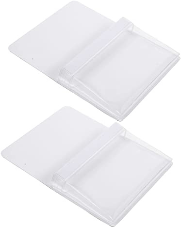 OFFSCH Portapenne Magnete in Gomma Leggero e Portatile in Pvc Trasparente 2 Pezzi Magnetico per Frigorifero e Armadietti per Ufficio e Casa