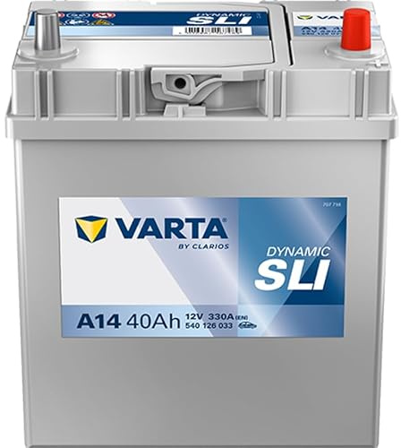 VARTA Automotive DYNAMIC SLI (A14) 12V 40Ah 330A - Batteria auto al piombo-acido per veicoli standard senza start-stop - Batteria di avviamento per fabbisogno energetico base - senza manutenzione