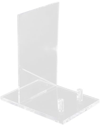 Cabilock Supporto per Cornice in Acrilico Trasparente Espositore per Piatti e Libri Base per Cavalletto Adatto Ufficio Cucina e Scuola per Esporre Foto Album e Oggetti da