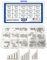 BGTXINGI 225PCS 15 Kinds M2 M3 M4 304 Stainless Steel Locating Dowel Pins Assortment Kit(Round Straight Pin Fixed Element Set with A Storage Box)