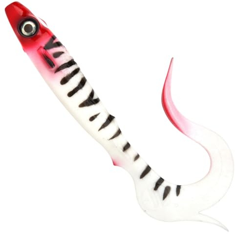 Spro Gummiköder 20cm 18,5g Iris Shocktail, Farbe:Redhead