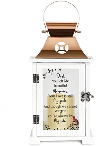 Memorial Lantern -Thoughtful Funeral Gifts for Loss of Dad, Memorial Gifts, Sympathy Gifts, Bereavement Gifts, Rememberance Gifts for Loss of Father