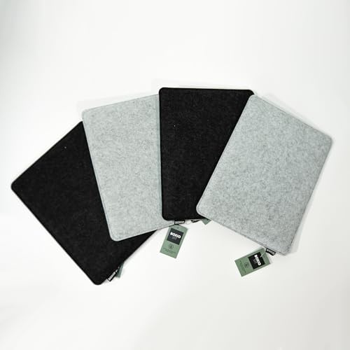 BOXIO - Asiento: 4 Piezas - Cojín de Asiento de Fieltro 40 x 30 cm Accesorios de Lavado para Inodoro - Accesorios de Camping - Eurobox Wash Accesorios - Cojín de Fieltro para Silla y cojín para Silla