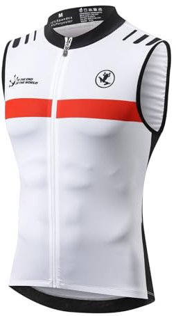 UGLY FROG Herren Radtrikot Fahrradtrikot Ärmellos Fahrradbekleidung Vest für Männer, Atmungsaktive Cycling Jersey Schnell Trocknen Radsport Bekleidung M