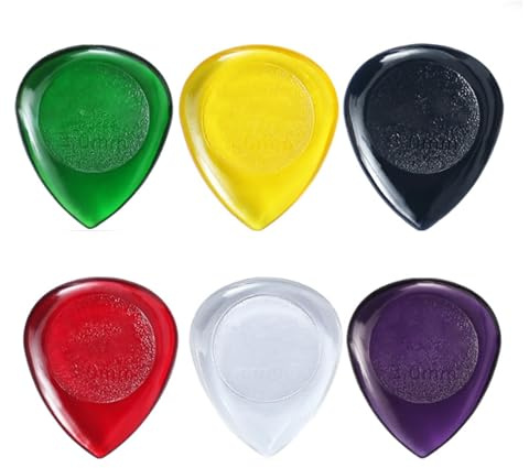 XANHOY 6 Pcs Acoustic Electric Bass Guitars Plectrum Guitar Pick Plectrums Large Water Drop Shaped Guitar Pick