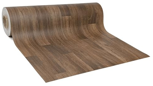 GIURI TESSUTI - Pavimento in PVC Maxima H 100cm - Rivestimento in Vinile Venduto al Metro Lineare per Calpestio Intenso e Uso Professionale - Impermeabile, Antiscivolo, Antibatterico (MIROX OAK)