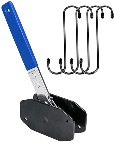 Wdpqyy Brake Caliper Compression Tool with 4 Hooks & Blue Grip - Caliper Piston Compressor Tool, Brake Pad Spreader for Single/Twin/Quad Piston Disc Brake Repair