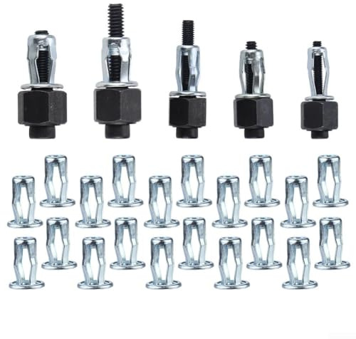 Juego de tuercas de remache M8, abrazadera de expansión de aleación para paredes huecas, sujetadores de remache de acero inoxidable, accesorios de herramientas remachadoras de mano, tuercas de remache