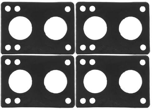 FOYTOKI 4 St Skateboard Riser Pads Elastiska Gummidämpare för Stötupptagning och Vibrationdämpning Anti-wheel Bite för Cruiser och Longboard Enkel Installation Verktyg