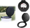 72HOURS Portable Snap-on Toilet Seat with Lid for 5-Gallon Bucket