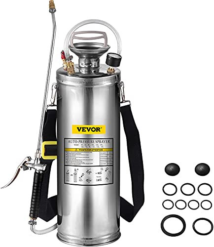 VEVOR 10L Pulvérisateur INOX Jardin Brumisateur pour Plante pour Jardinage Domestique et Nettoyage au Sol Convient aux Besoins actuels de l'industrie, de l'agriculture, du Commerce, de la médecine