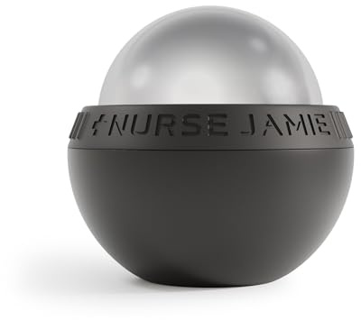 Nurse Jamie Super-Cryo Massaging Orb – Mini - Stainless Steel Cooling Roller for Face & Body to Reduce Puffiness & Soothe Skin