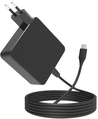 Cargador USB C 65W para Lenovo/Huawei/HP Cargador Portatil USB C Thinkpad/Matebook/Elitebook x360/Chromebook Serie, ASUS DELL, Acer, Samsung, LG, MacBook Tipo C Ordenador Adaptador