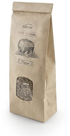 Lacor - 69560 - Ahumador de Alimentos, Serrín para Ahumar, Madera de Roble, 100% Natural, Sabor a Cognac: Aporta un sabor Suave y Aromático, 100 g