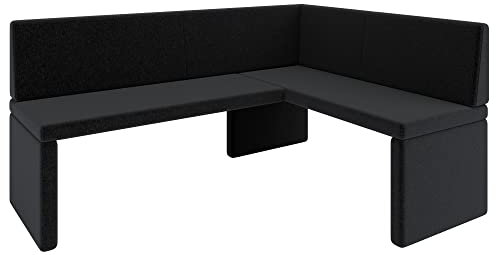 Eckbank Akiko Corner Bench - Eckbankgruppe für Ihrem Esszimmer, Küche modern, Sitzecke, Essecke. Perfekt für Küche, Büro und Rezeption. Solide und Starke Verarbeitung. (INARI 100, 168x128cm rechts)