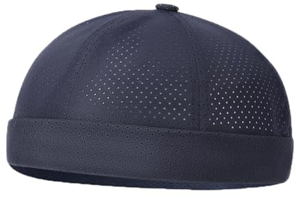 YAMEE Cappello Docker Uomo Estate Rete,Cappello Uomo Senza Visiera Casual