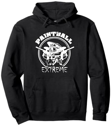 Paintball Extreme paintball markers, helmet, gloves Pullover Hoodie